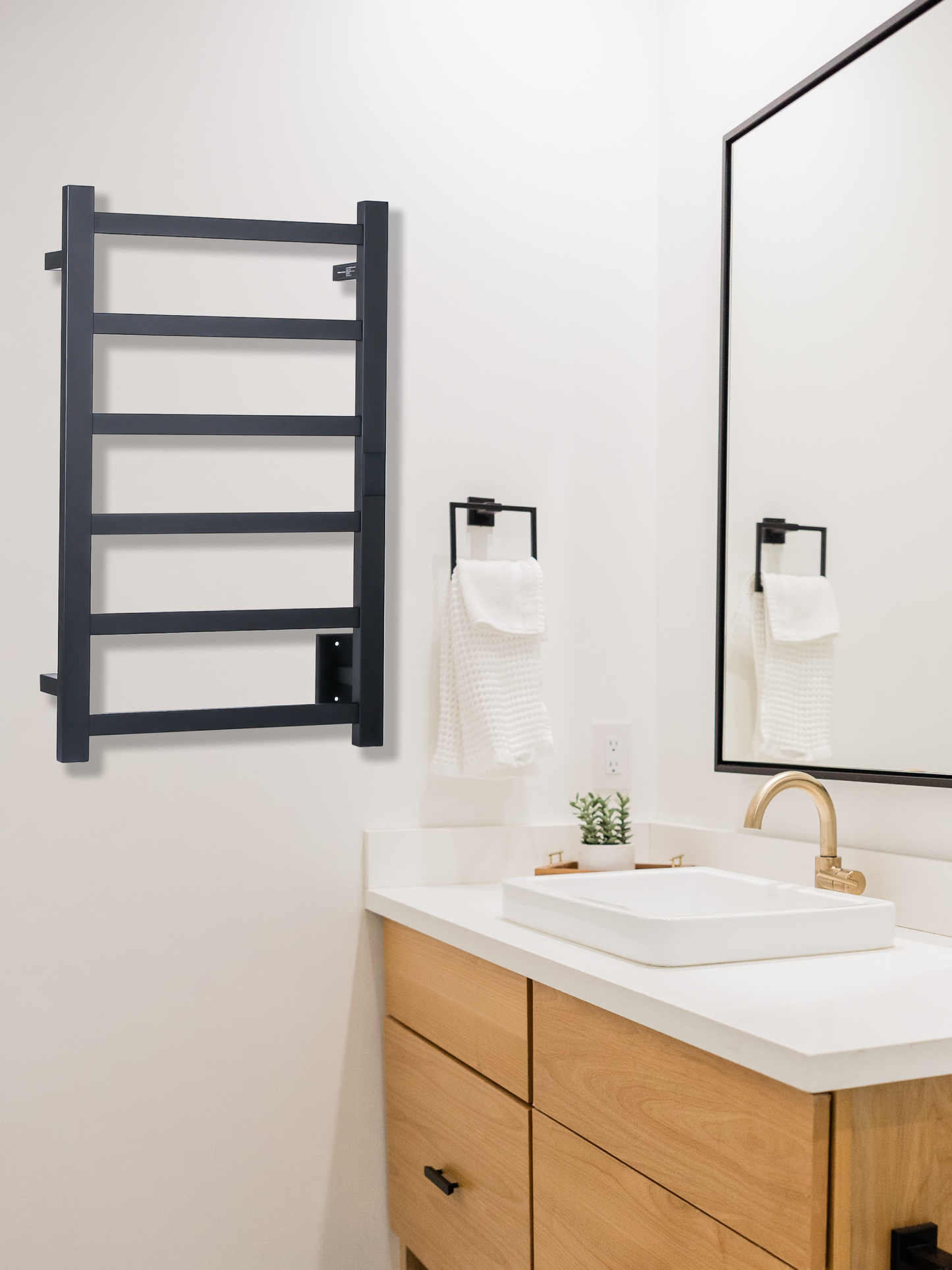 WiFi 6Bar |Smart Wireless Electric Towel Warmer | Blade Thin 6 Bar Design | Alexa & Google Home Compatible