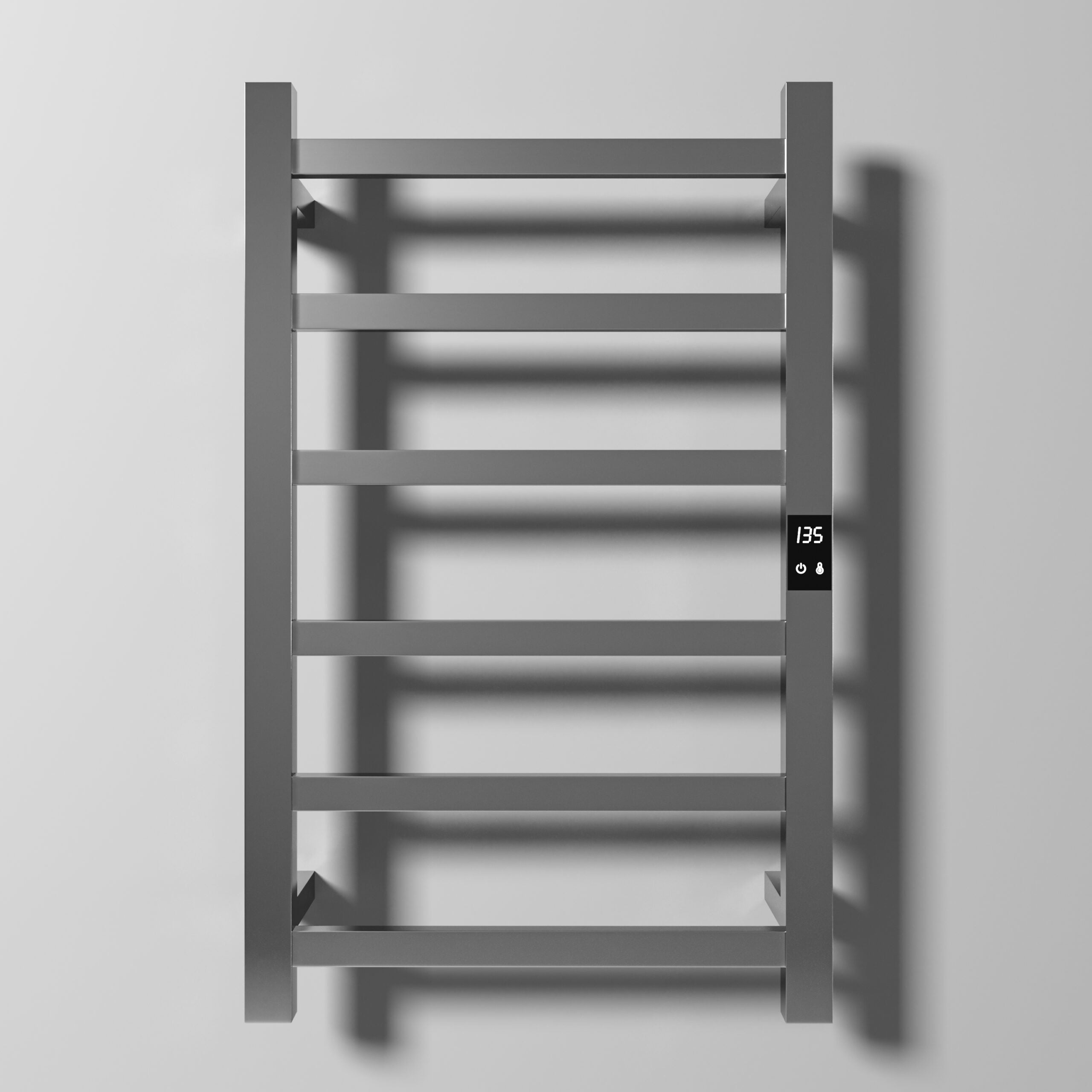 Black electric best sale towel rail